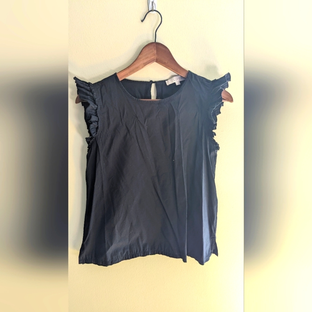 Loft dress shirt, black